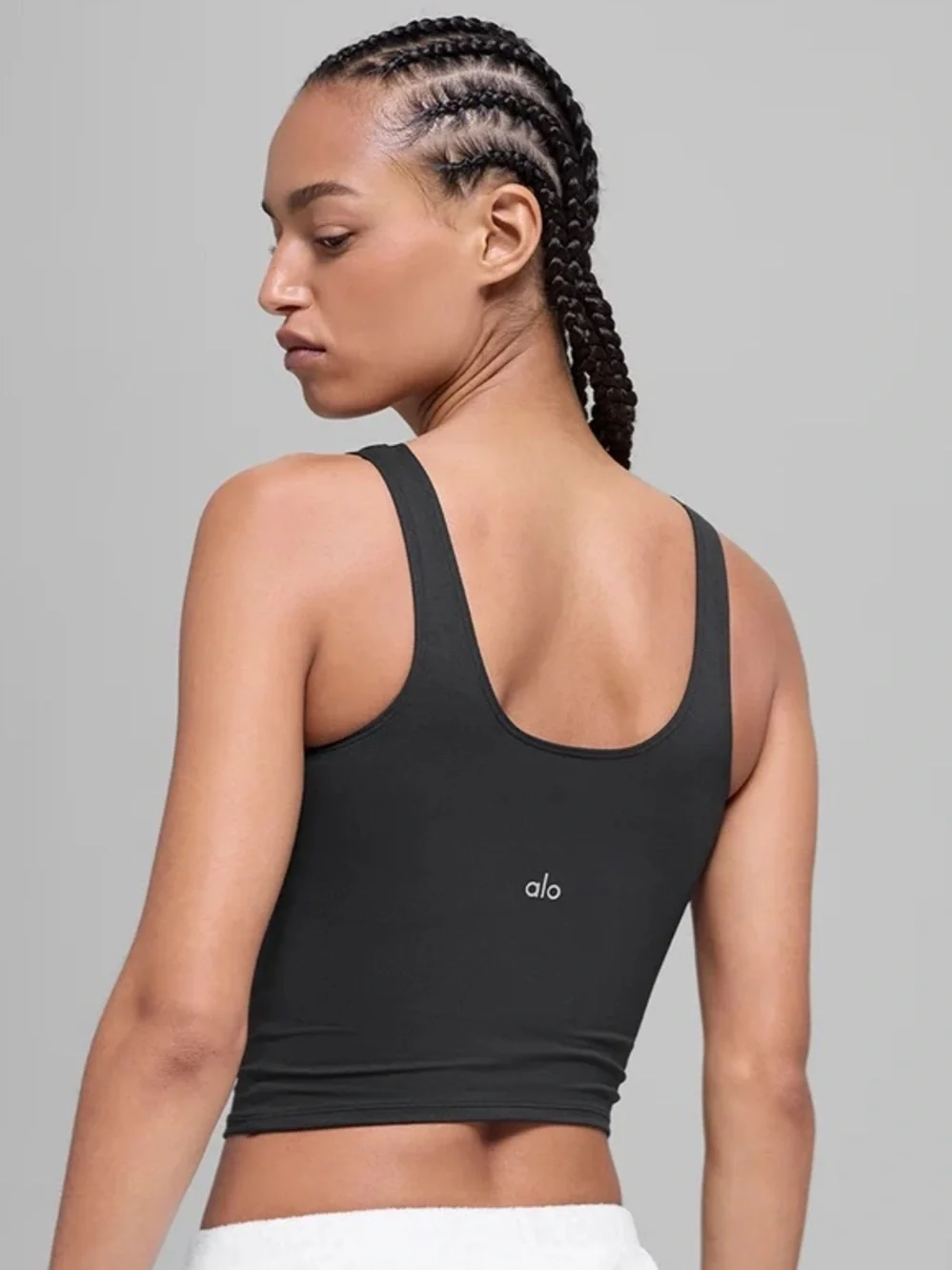 ALO Yoga Softsculpt Precision Tank in Black - S